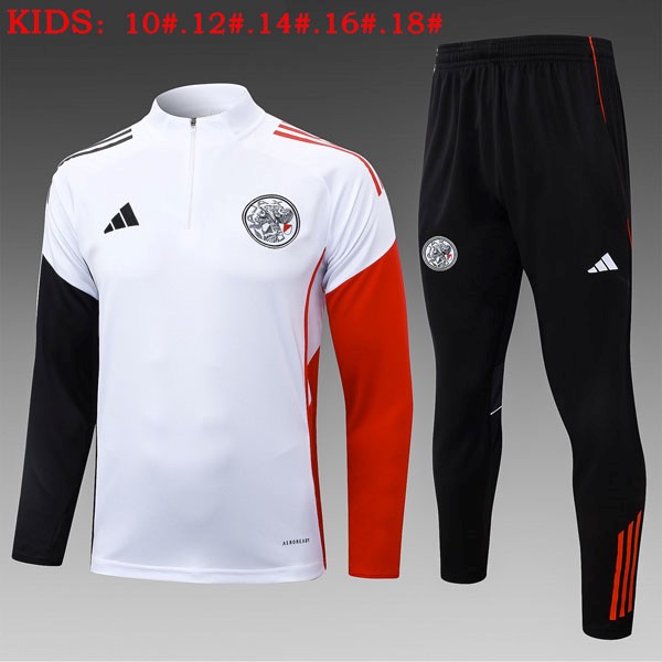 Ninos Sudadera De Training Ajax 2025/2026 Blanco 5